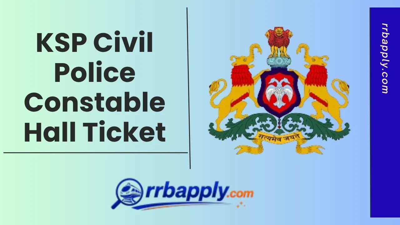 KSP Civil Police Constable Hall Ticket 2026 for the Written Examination is released from 28th July 2026. Candidates can follow the link here.