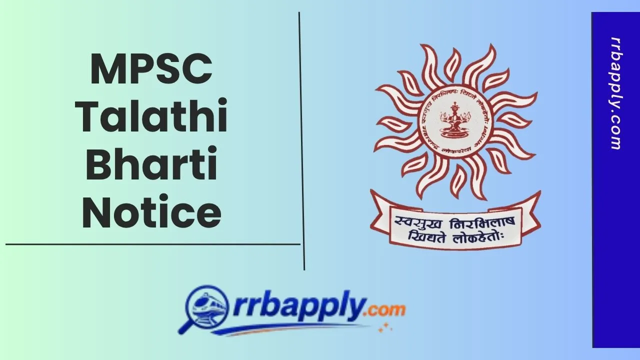 MPSC Talathi Bharti 2026 Notification released for 1,539 Talathi vacancies. Check eligibility, age limit, key dates and apply online link