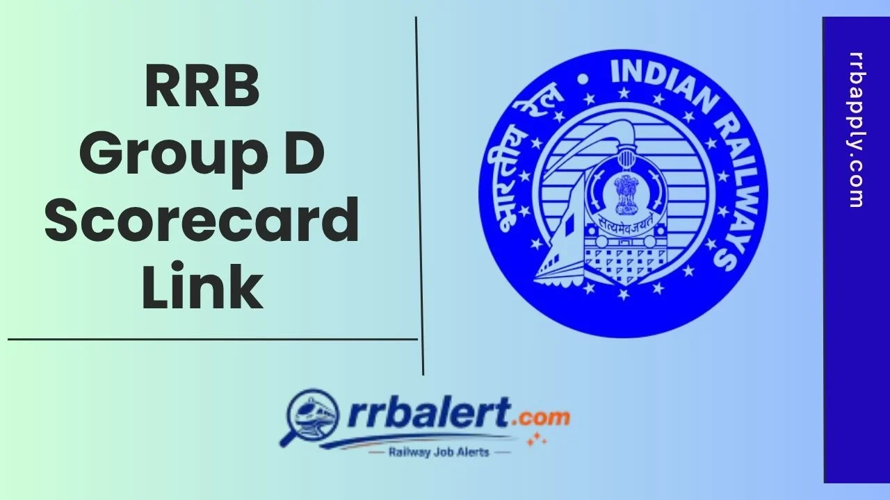 RRB Group D Scorecard 2026 has been released. Check the official direct scorecard download link, steps to download from this page.