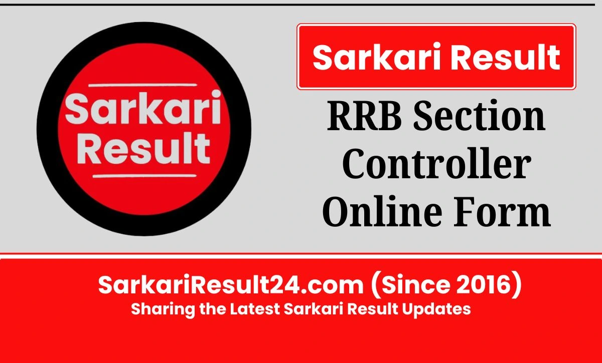 RRB Section Controller Recruitment 2026 Notification and Apply Online Link is shared for the aspirants which is announced vide CEN 03/2026.