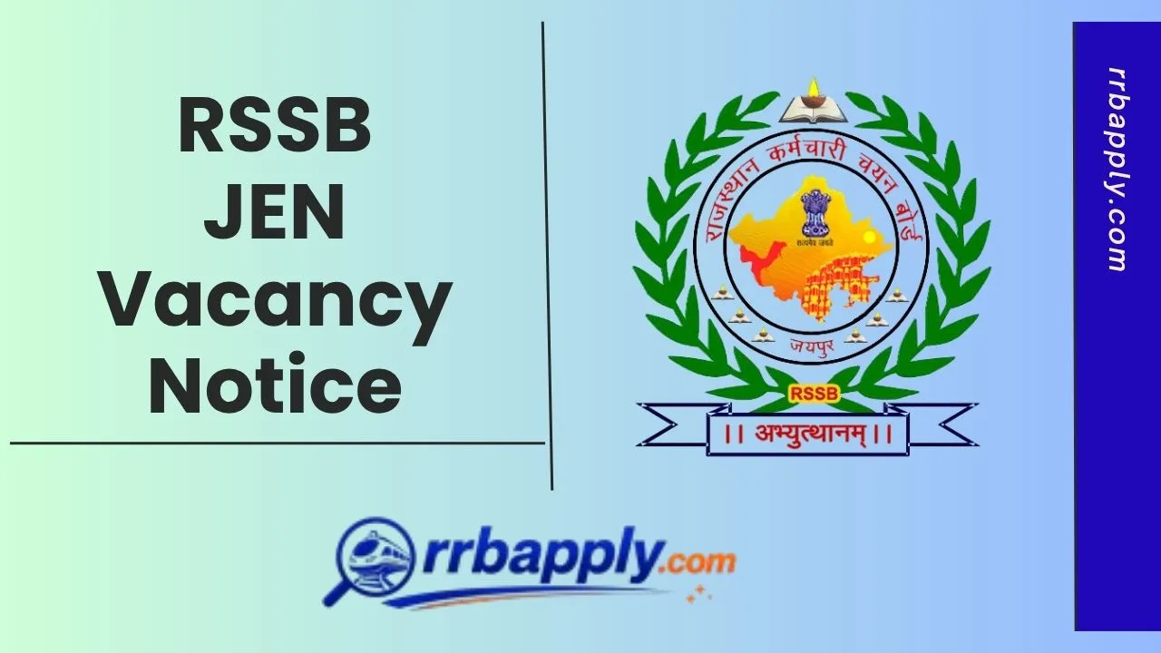 RSSB JE Recruitment 2026: Rajasthan RSSB Junior Engineer Recruitment 2026 Vacancy, Eligibility & Application Form is shared on this page.