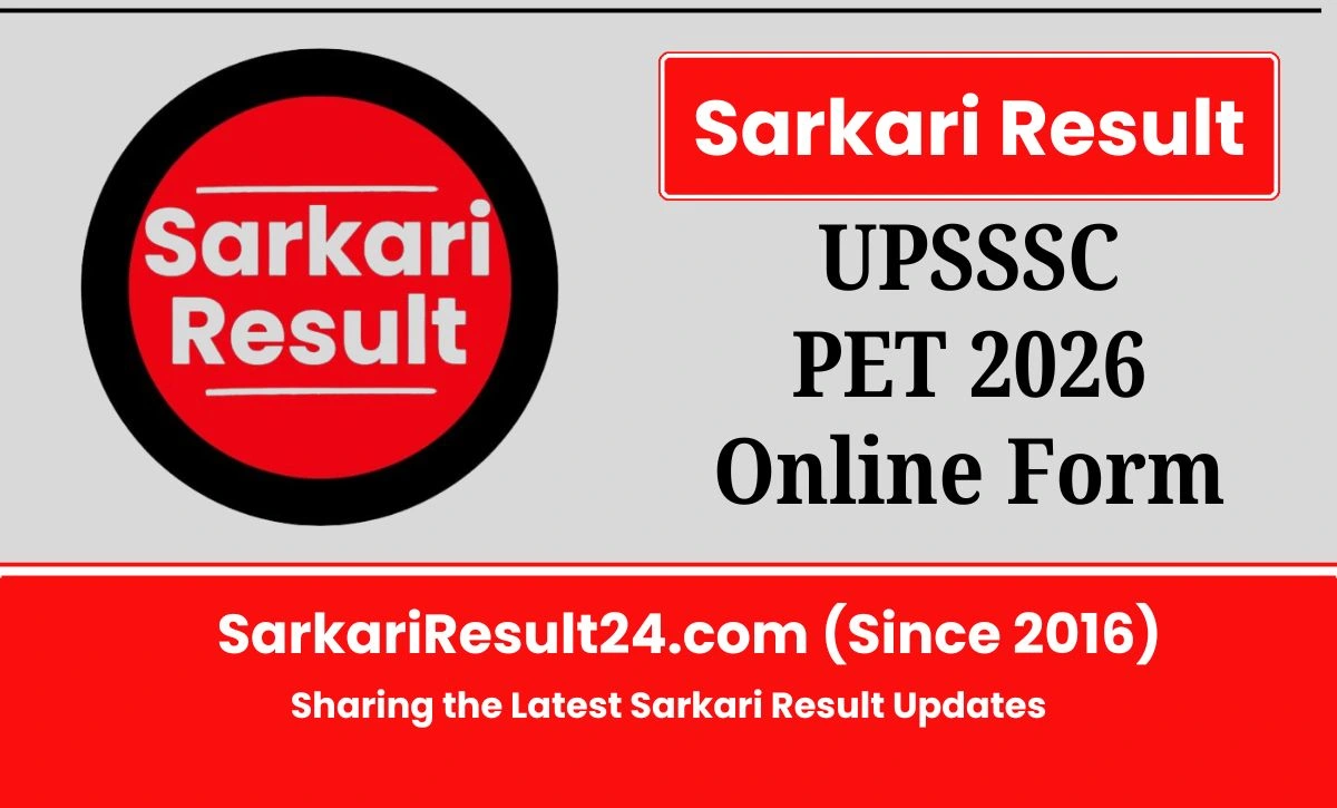 UPSSSC PET Online Form 2026 Details and Apply Online Link is shared for the aspirants who are willing to appear for UP PET