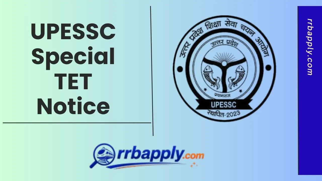 UP Special TET 2026, Apply Online Starts on September 05 @ apply.upessc.org