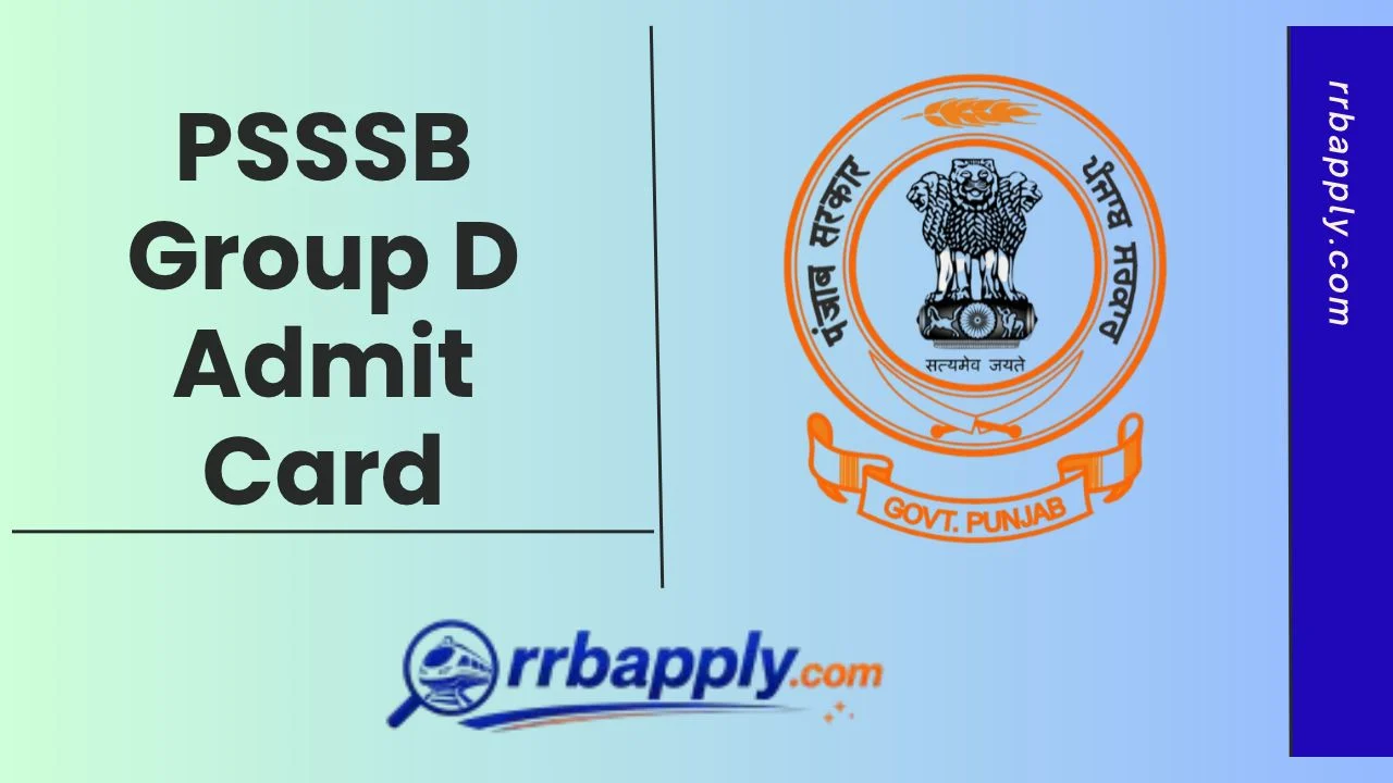 PSSSB Group D Admit Card 2026 Download Link is shared here for the aspirants to easily fetch the call letter of the written exam.